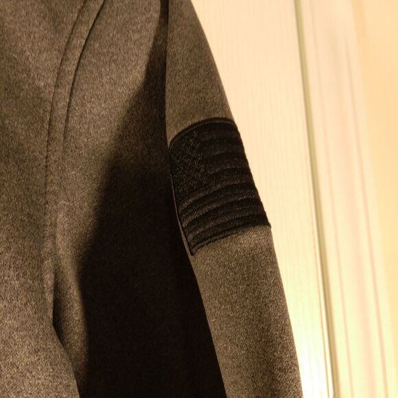 Under Armour freedom hoodie mens M Medium gray loose american flag 1368585 - Picture 4 of 10